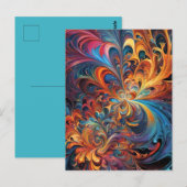 Des étoiles en kaléidoscope ポストカード (正面/裏面)