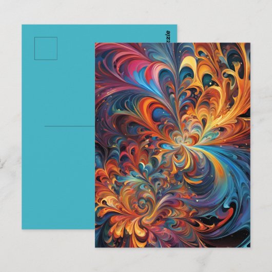 Des étoiles en kaléidoscope ポストカード (正面/裏面)