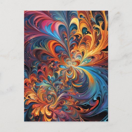 Des étoiles en kaléidoscope ポストカード (正面)