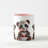 Des pandas au grand coeur. マグカップ (中央)