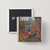 「Des Proprietez des Chosesからの仕事の抗夫、 缶バッジ (正面&裏面)