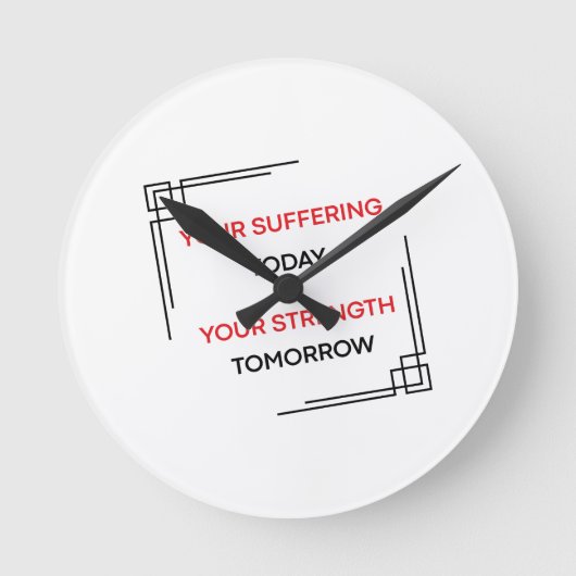 Desain Orientasi Motivasi ラウンド壁時計 (正面)