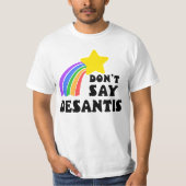 DeSantisレインボースターLGBTQ+同盟プライド Tシャツ (正面)