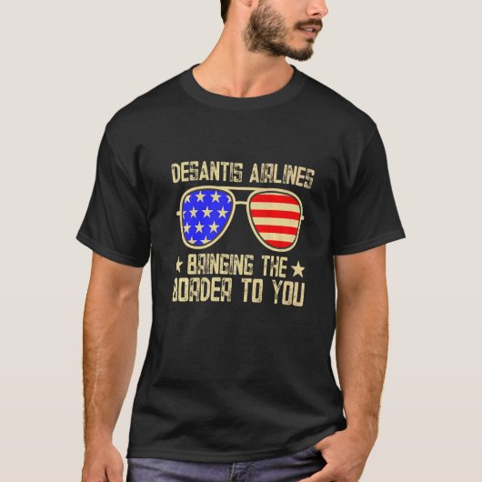 DeSantis航空ブルー Tシャツ (正面)