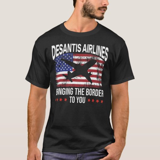 Desantis航空ヴィンテージTが連縁ど来 Tシャツ (正面)