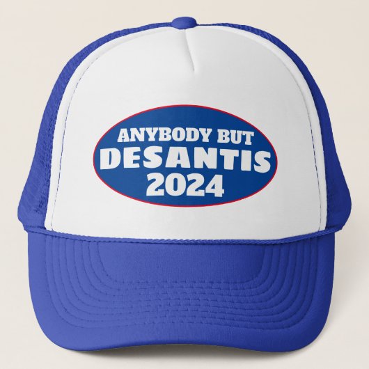 「DeSantis2024おもしろい以外」  キャップ (正面)