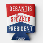 DeSantis 2024下院議長2028年 缶クーラー (裏面)