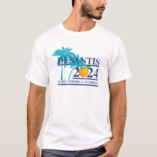Desantis 2024 Make America Florida – 男性、女性、Y Tシャツ (正面)