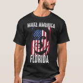 DeSantis 2024 Make America Florida Ron DeSantis 20 Tシャツ (正面)