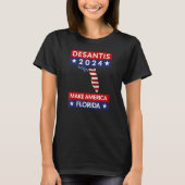 DeSantis 2024 make America Florida Tシャツ (正面)