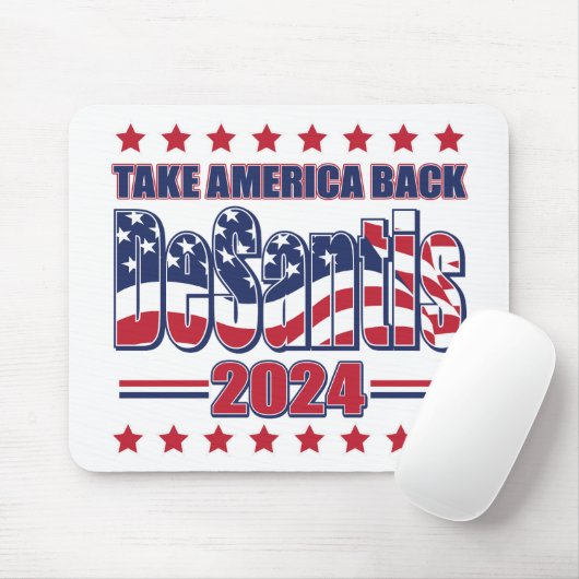 DeSantis-2024-Take-America-Back- マウスパッド (マウス)