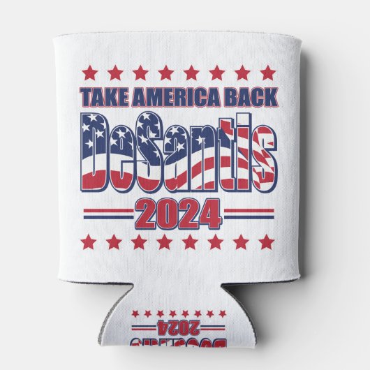 DeSantis-2024-Take-America-Back- 缶クーラー (裏面)