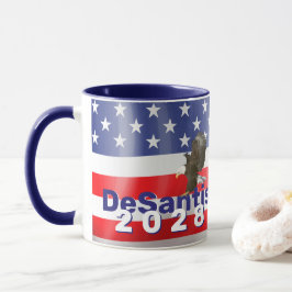 DeSantis 2028とBald Eagle マグカップ