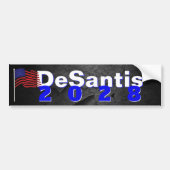 DeSantis 2028ブラックロックバンパーステッカー バンパーステッカー (正面)