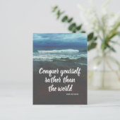 Descartes Philosophy Beach ポストカード (スタンド正面)