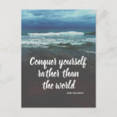 Descartes Philosophy Beach ポストカード (正面)