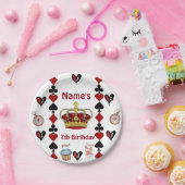 descendants rise of red birthday party plates ペーパープレート (パーティー)