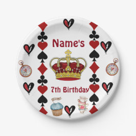 descendants rise of red birthday party plates ペーパープレート