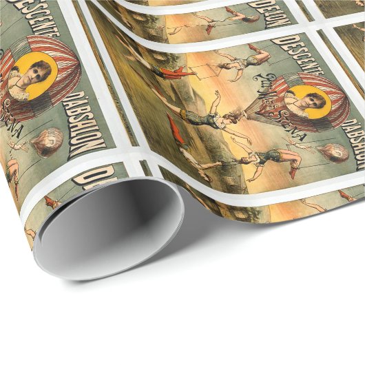 Descenteのd'Absalonの標準の失敗Stenaのヴィンテージのサーカス ラッピングペーパー (ロールコーナー)