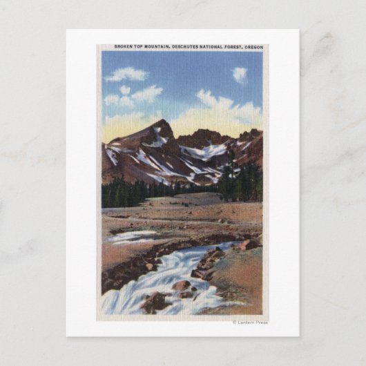 Deschutes National Forest、または ポストカード (正面)
