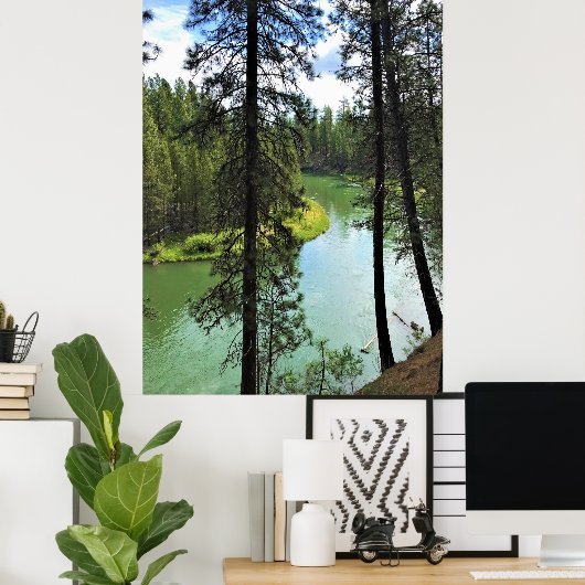 Deschutes RiverまたはOR ポスター (ホームオフィス)