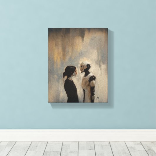 Desconectado キャンバスプリント (インサイチュ (ウッドフロア))