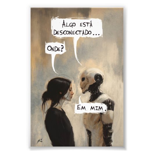 Desconectado (com frase) フォトプリント            (正面)