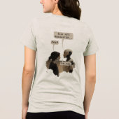 Desconectado (com frase) modelo II トライブレンドTシャツ (裏面)