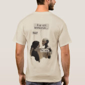 Desconectado (com frase) Verso Tシャツ (裏面)