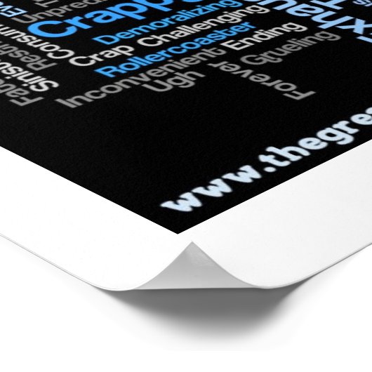 "Describe Your IBD" Word Cloud ポスター (角)