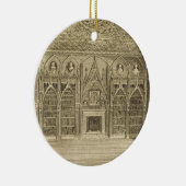 「Descriptioからのゴッドフリーが、刻む図書館 セラミックオーナメント (右)