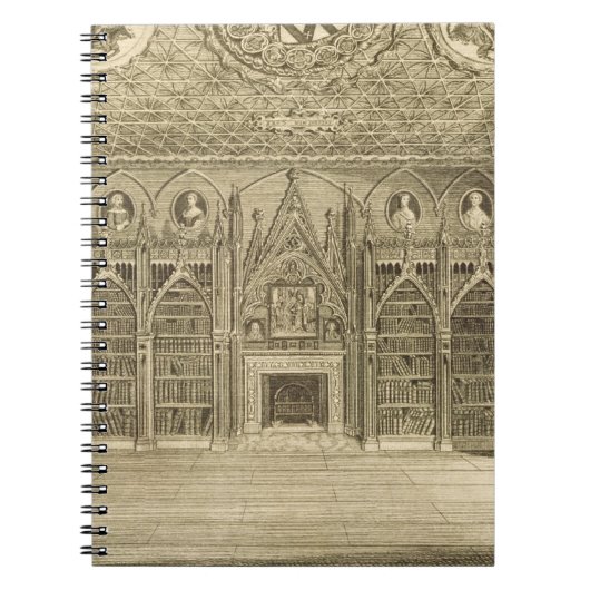 「Descriptioからのゴッドフリーが、刻む図書館 ノートブック (正面)