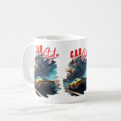 Descubre la Ruta de los Vehículos: Arte Digital en コーヒーマグカップ (正面左)