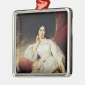 Desdemona 1830年の役割のMalibran夫人 メタルオーナメント (左)