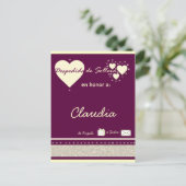 Desdepida de Soltera インビテーションポストカード (スタンド正面)