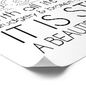 Desderataプリント16x20マット紙 ポスター (角)