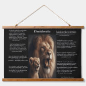 Desderata: Cubs よくはしゃぐ Nuzzle 吊り下げ型タペストリー (正面)