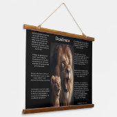 Desderata: Cubs よくはしゃぐ Nuzzle 吊り下げ型タペストリー (傾斜あり)