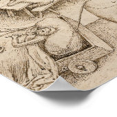Desdia (Sloth)by Pieter Bruegel the Elder ポスター (角)