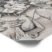 Desdia (Sloth)、Pieter Bruegel ポスター (角)