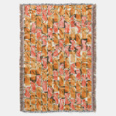 Desenho no estilo tijolos com tom de brilho スローブランケット (正面縦)