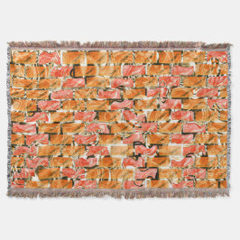 Desenho no estilo tijolos com tom de brilho スローブランケット