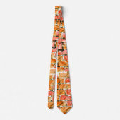 Desenho no estilo tijolos com tom de brilho ネクタイ (裏面)