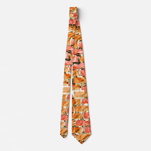 Desenho no estilo tijolos com tom de brilho ネクタイ (裏面)