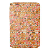 Desenho no estilo tijolos com tom de brilho バスマット (正面縦)