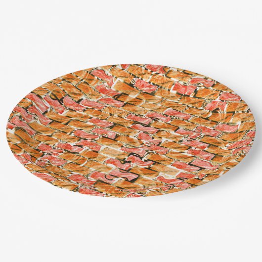 Desenho no estilo tijolos com tom de brilho ペーパープレート (アングル)