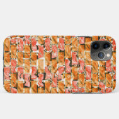 Desenho no estilo tijolos com tom de brilho Case-Mate iPhoneケース (裏面(横))