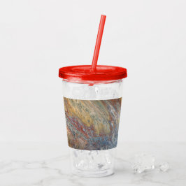 Desert Acrylic Pour Tumbler アクリルタンブラー