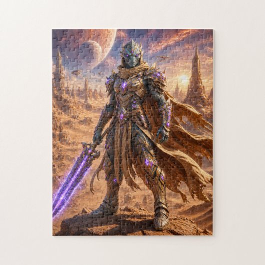 Desert Alien Warrior Puzzle ジグソーパズル (縦)