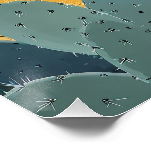 desert and cactus ポスター (コーナー)